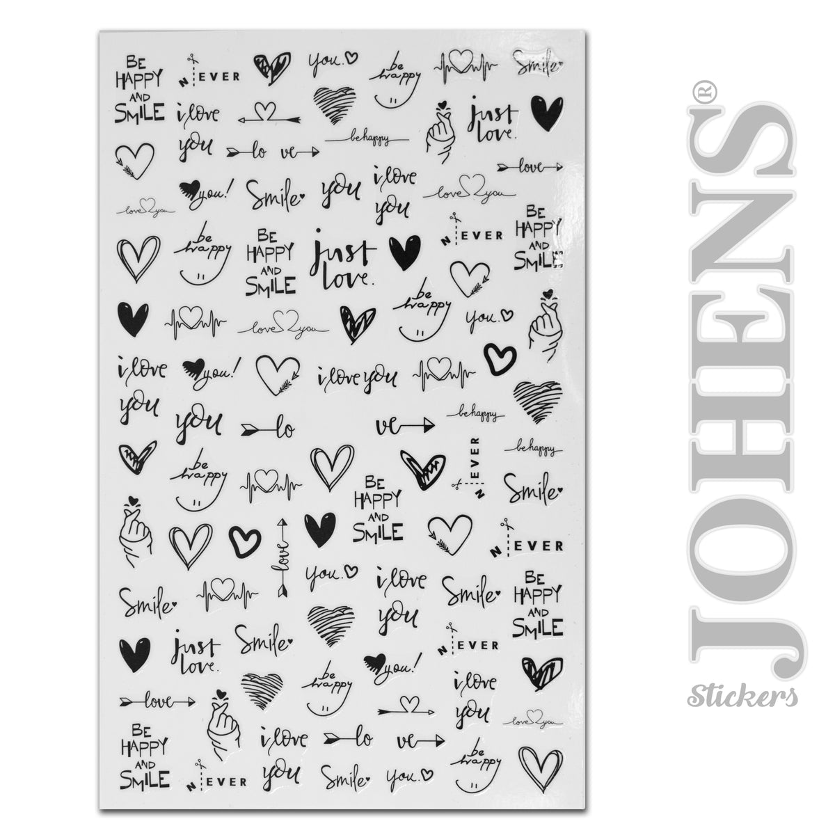 English words stickers 12 Johens®