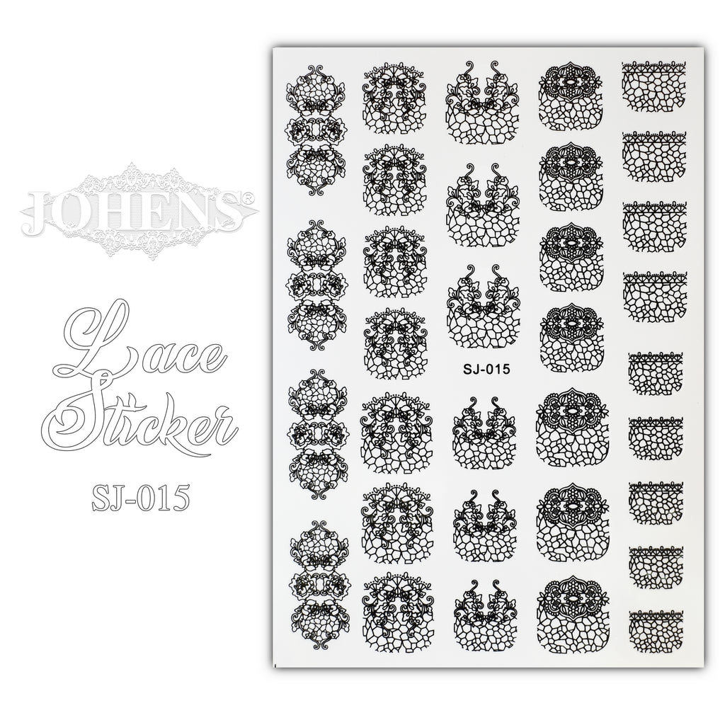 Lace Sticker SJ-015 (water decals)