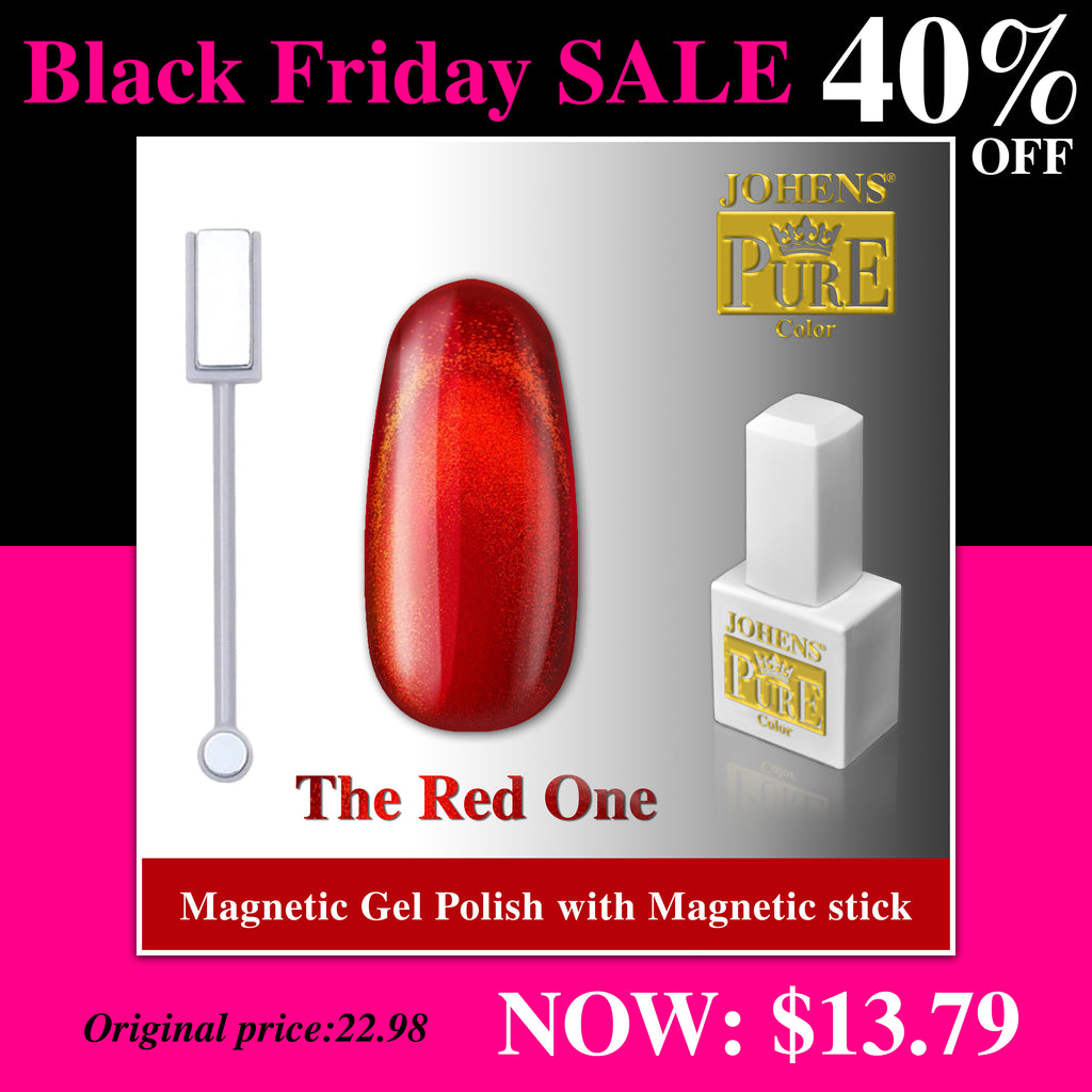 BF* PURE ~ Gel polish #087 The Red One + Magnetic stick