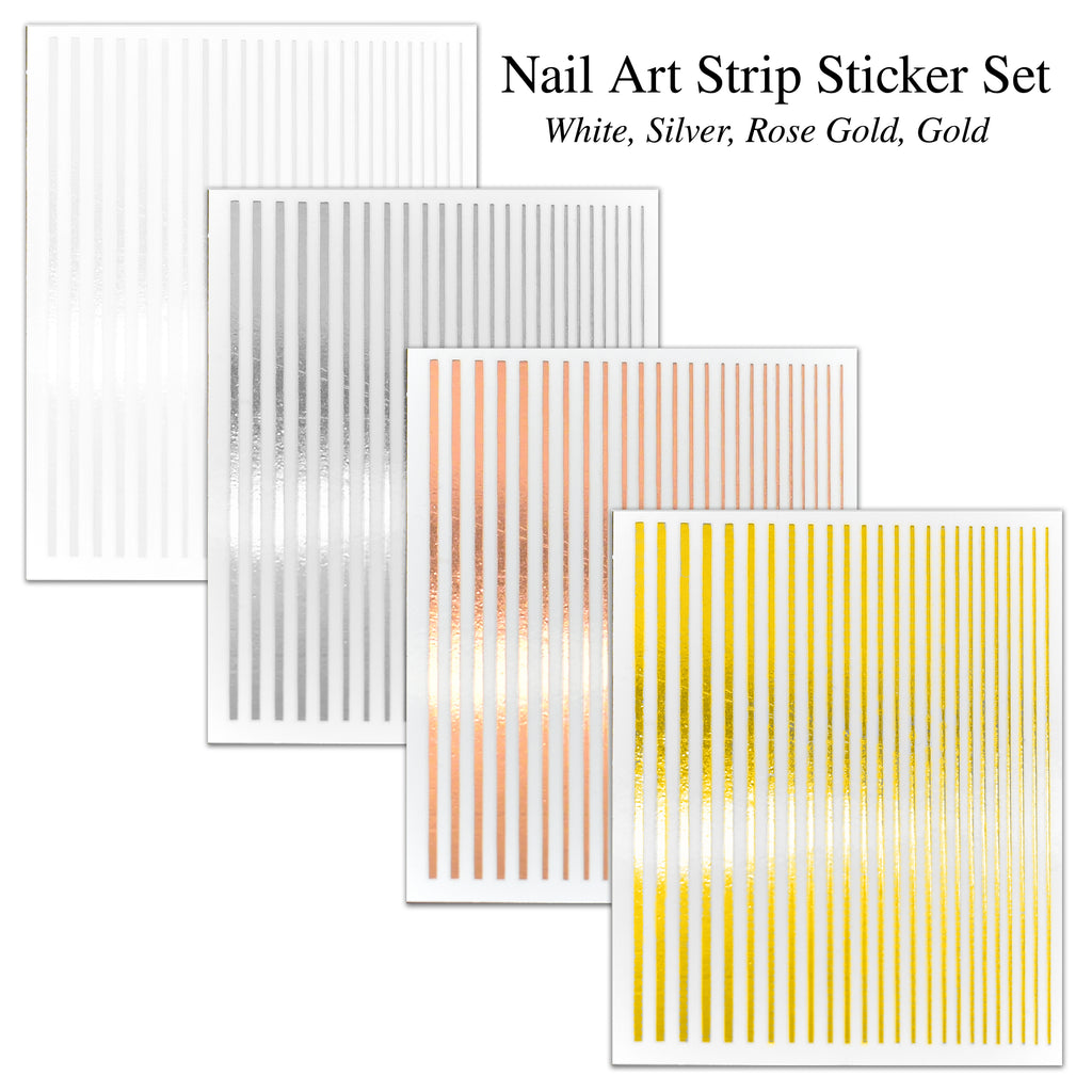 Nail Art Strip Sticker Set