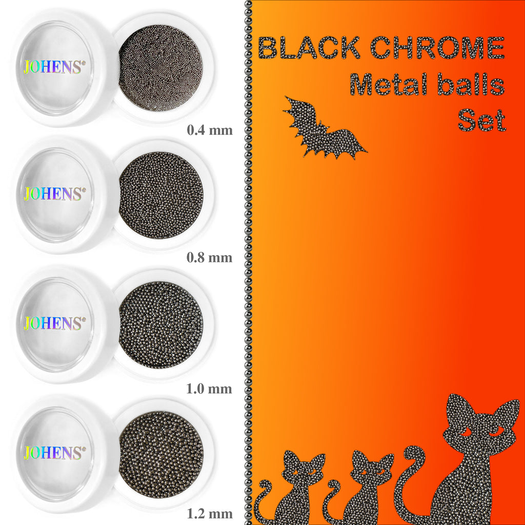 Black Chrome ~ Metal balls Set