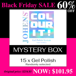 BF* COLOUR IT! Gel Polish ~ MYSTERY BOX (15 colors)