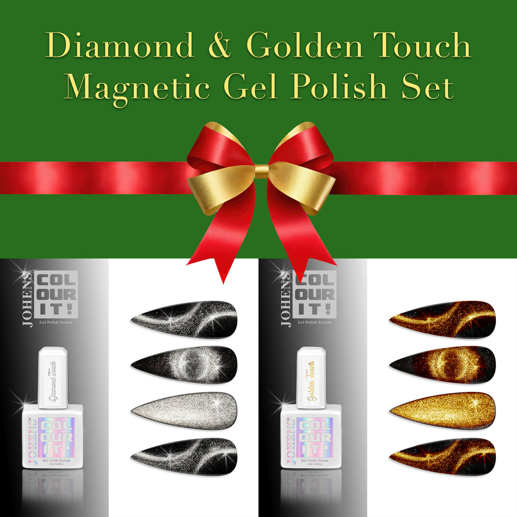 COLOUR IT! Diamond & Golden Touch Magnetic Gel Polish Set