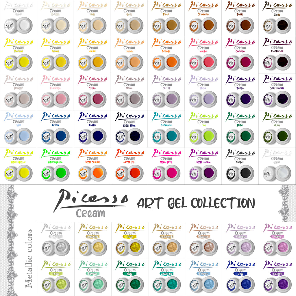 Picasso Cream Art Gel Collection