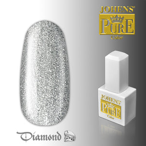 Diamond Gel Polish, Hypoallergenic, Silver color
