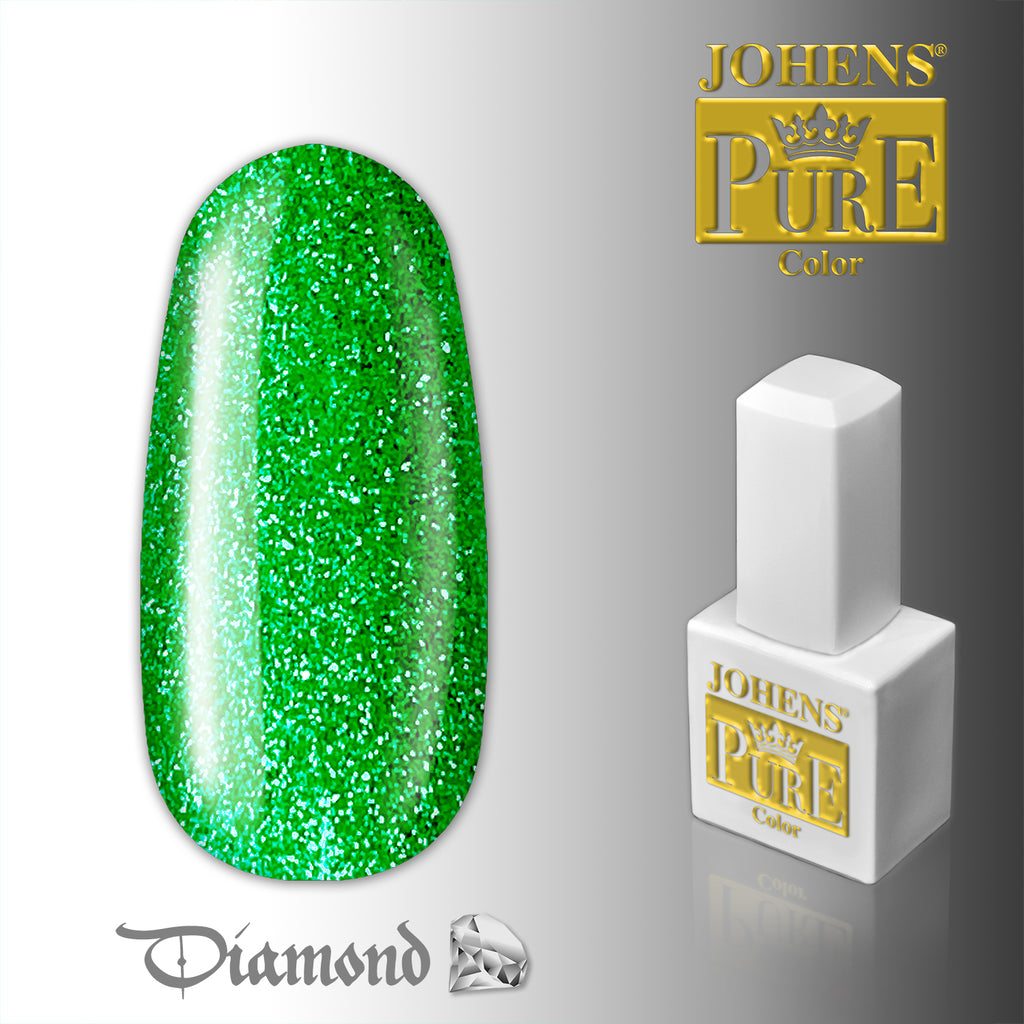 Diamond Gel Polish, Hypoallergenic, Green color