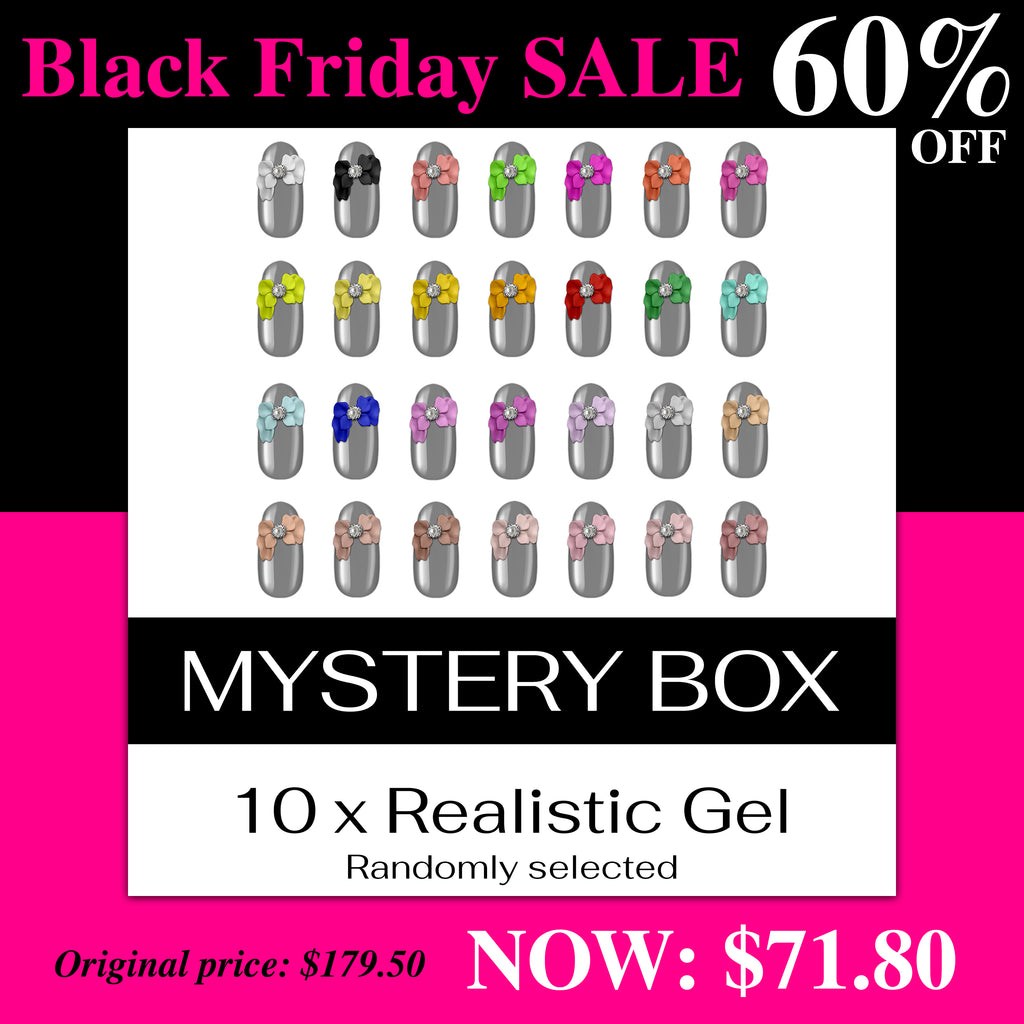 BF* Realistic Gel ~ MYSTERY BOX (10 colors)