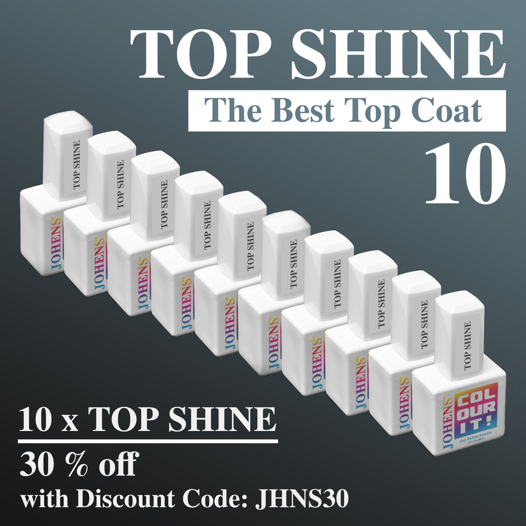 10 x COLOUR IT! Top Shine