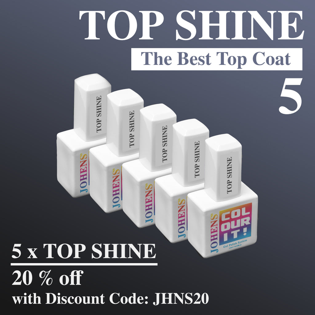 5 x COLOUR IT! Top Shine