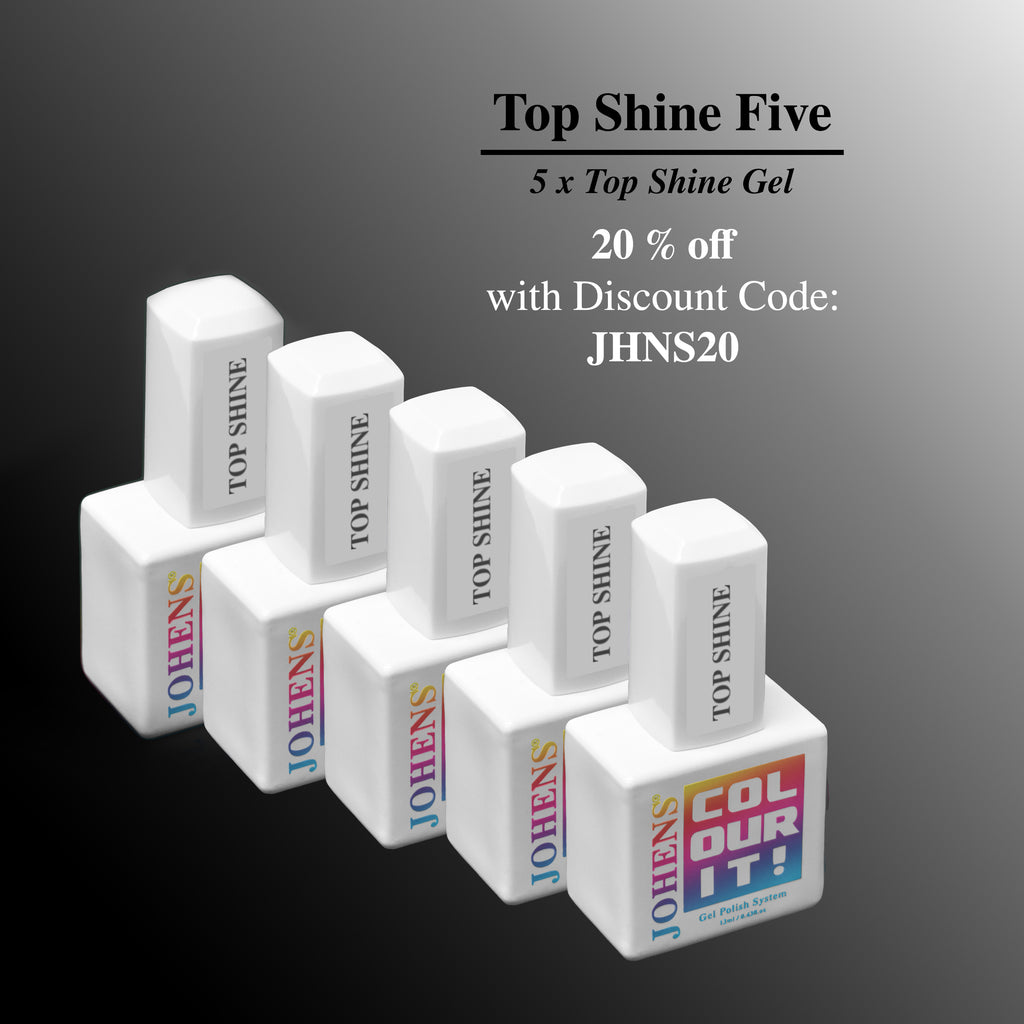 5 x COLOUR IT! Top Shine ~ Top Shine Five