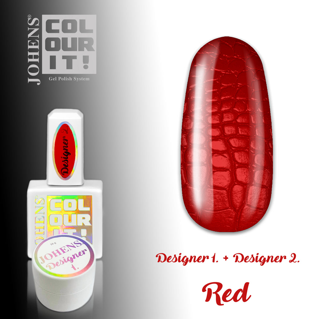 Designer Gel ~ Red + Clear
