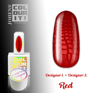 Designer Gel ~ Red + Clear