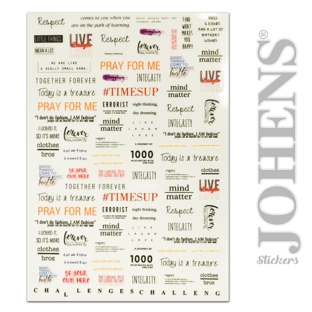 English words stickers #14