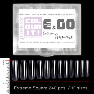 E&GO Tips - Extreme Square (240pcs.)