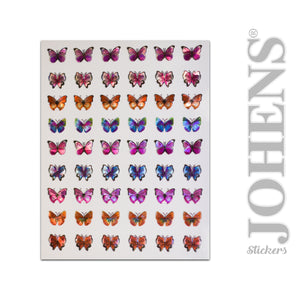 Holographic Butterfly stickers #03