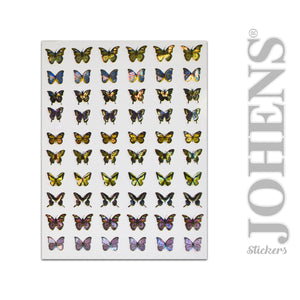 Holographic Butterfly stickers #05