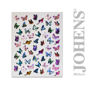 Holographic Butterfly stickers #06
