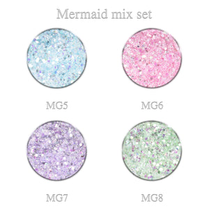 Mermaid Mix Glitter Set 4pcs.