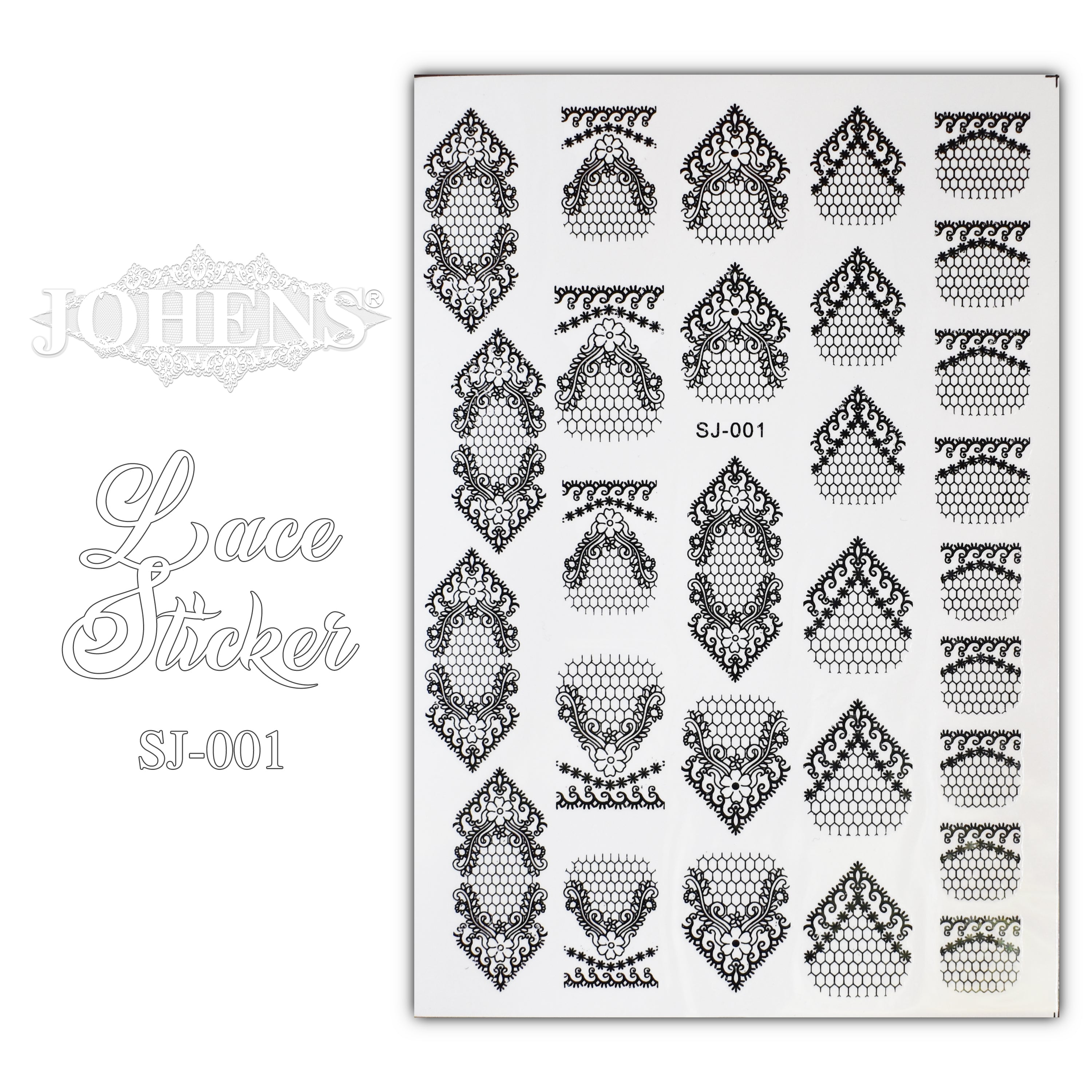 Lace Sticker SJ-001 (water decals)