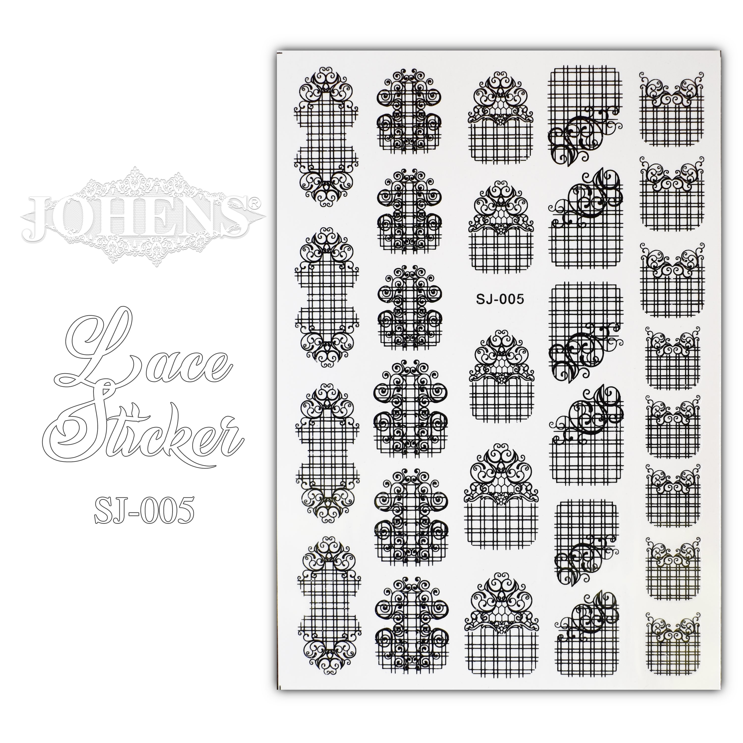 Lace Sticker SJ-005 (water decals)
