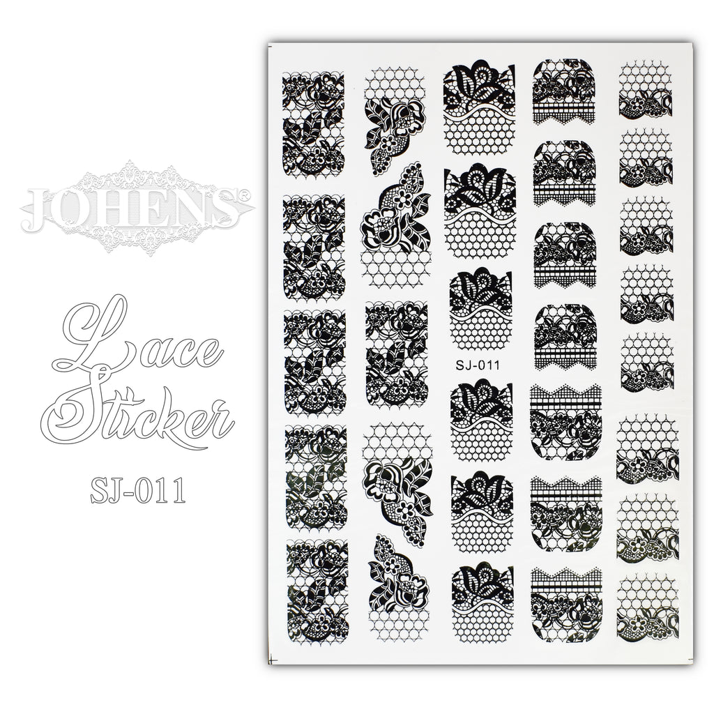 Lace Sticker SJ-011 (water decals)