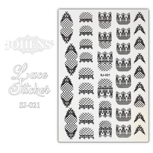 Lace Sticker SJ-021 (water decals)