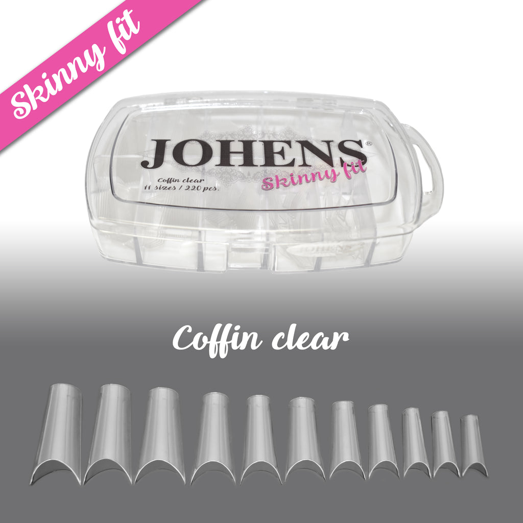 Skinny Fit Tip Box - Coffin Clear
