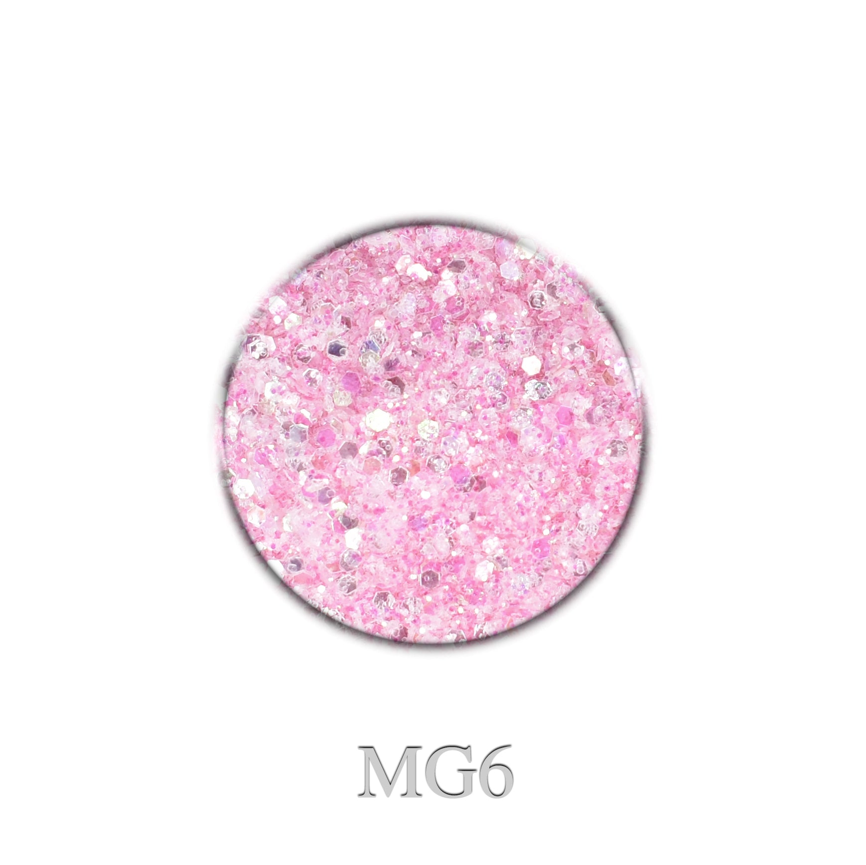 Mermaid Glitter Pink Mix MG6