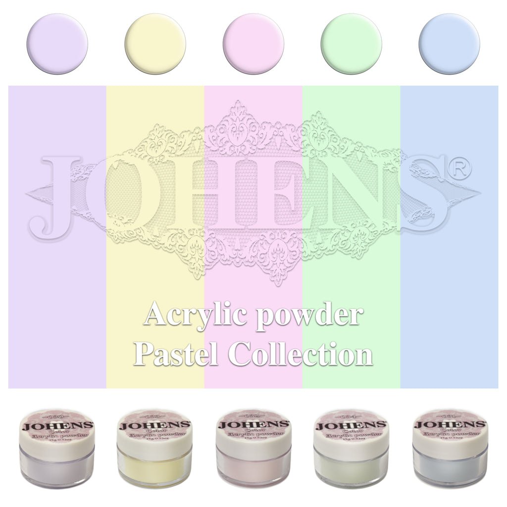 Color Acrylic Powder - Pastel Collection