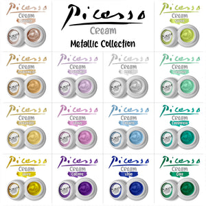 Picasso Cream Art Gel ~ Metallic Collection