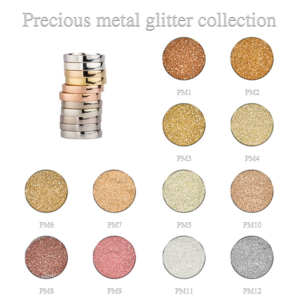 Precious Metal Glitter Collection 12pcs.
